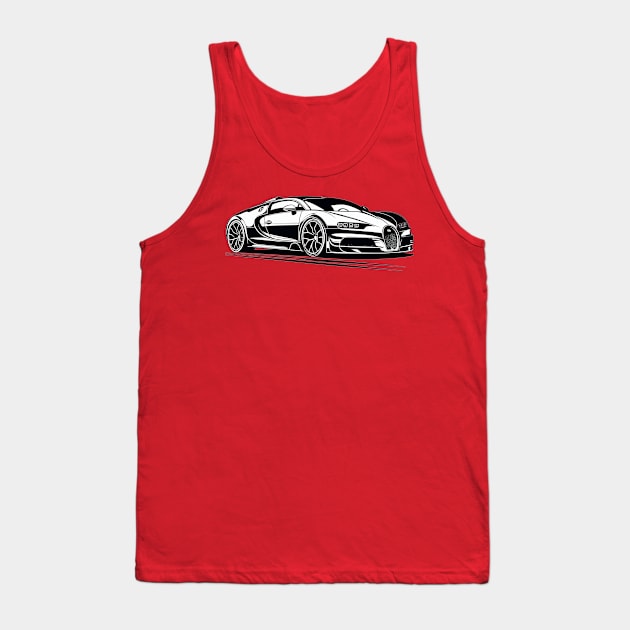 Bugatti Veyron Tank Top by Vehicles-Art